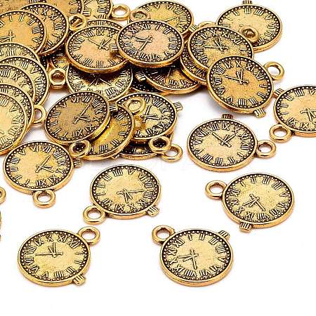 Tibetan Style Alloy Pendants TIBEP-48640-AG-LF-1