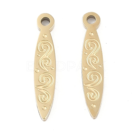 304 Stainless Steel Pendants STAS-I325-121G-1