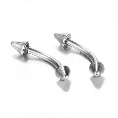 304 Stainless Steel Eyebrow Rings WG689B5-16-1
