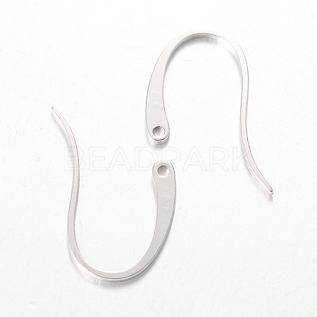 Platinum Plated Sterling Silver Earring Hooks H748-P-1
