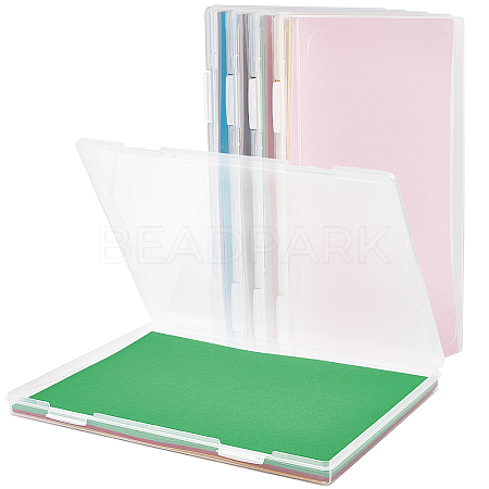 Transparent Plastic Packaging Boxes with Hinged Lid LS-AJEW-WH20060-89-1