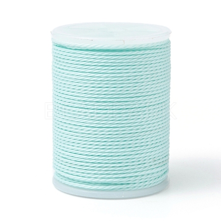 Round Waxed Polyester Cord X-YC-G006-01-1.0mm-31-1