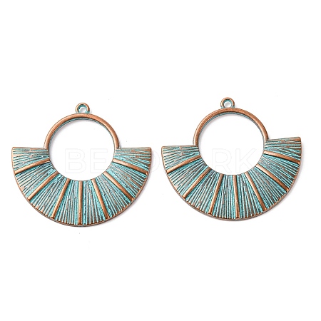 Tibetan Style Alloy Pendants FIND-B055-02F-1