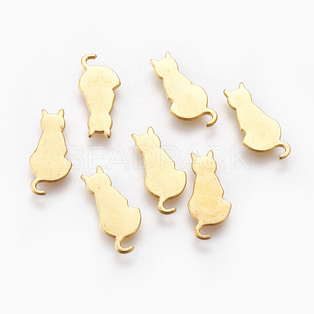 Alloy Kitten Cabochons PALLOY-WH0051-01G-06-1