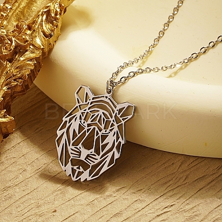 Stainless Steel Color Stainless Steel Pendant Necklace GF1493-05-1