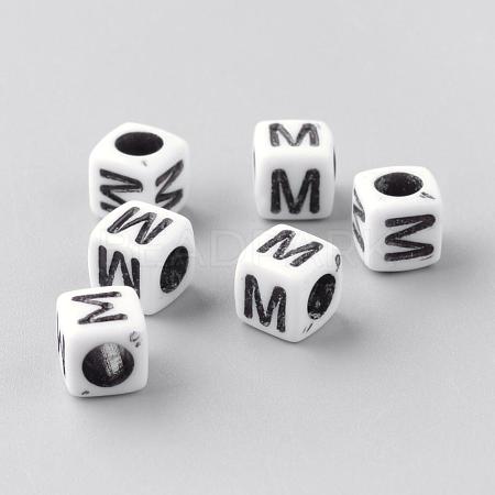 Opaque Acrylic Beads SACR-Q188-02M-1