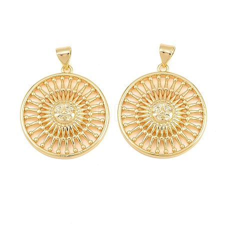 Brass Pendants KK-D232-17G-03-1