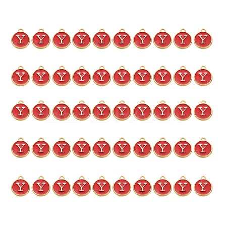 Golden Plated Alloy Charms ENAM-SZ0001-25C-Y-1