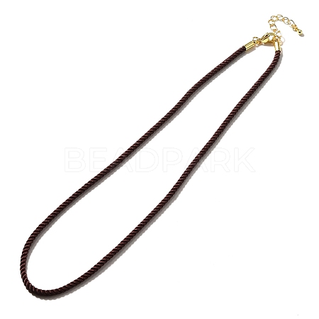 Nylon Milan Cord Necklace Making X-MAK-M028-01G-20-1