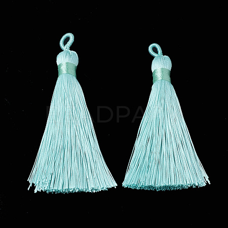 Polyester Tassel Big Pendants Decoration AJEW-S059-15-1