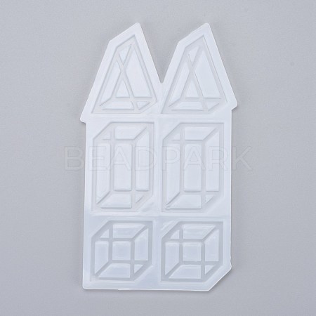 Solid Geometry Shape Silicone Molds DIY-L048-10-1