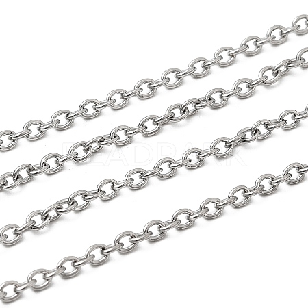 Tarnish Resistant 304 Stainless Steel Cable Chains CHS-Q001-13-100m-1