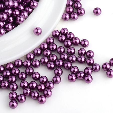 Imitation Pearl Acrylic Beads OACR-S011-5mm-Z47-1