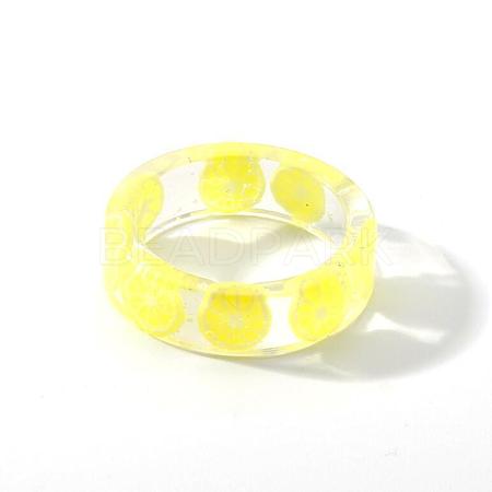 Resin Plain Band Rings FS-WG41763-12-1