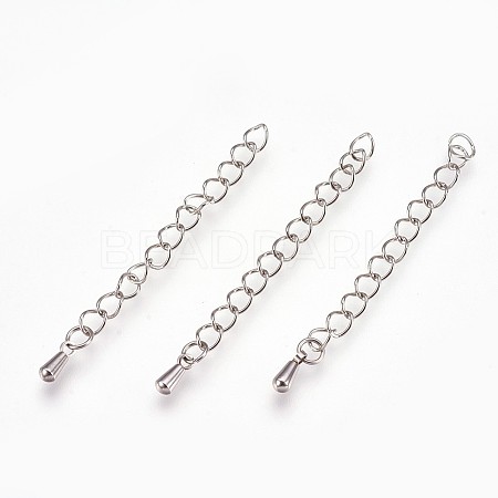 Tarnish Resistant 304 Stainless Steel Chain Extender LS-X-STAS-P204-03P-1