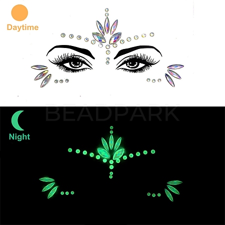 Luminous Glow in the Dark Removable Temporary Water Proof Tattoos Paper Stickers PW-WGF5E01-24-1