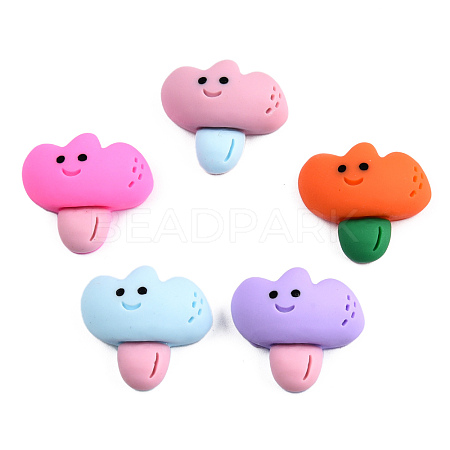 Opaque Resin Cabochons CRES-N022-182-1