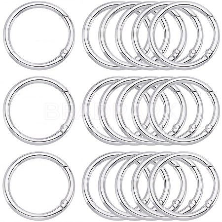Zinc Alloy Spring Gate Rings FIND-SP0001-08D-1