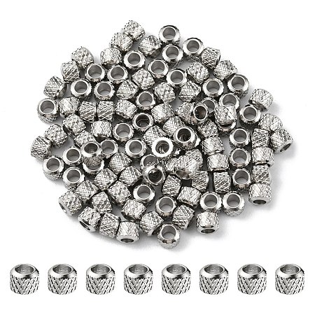 304 Stainless Steel Beads STAS-YW0001-60-1
