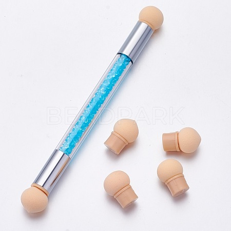 Double ended Dual End Sponge Head Nail Pen Nail Art 